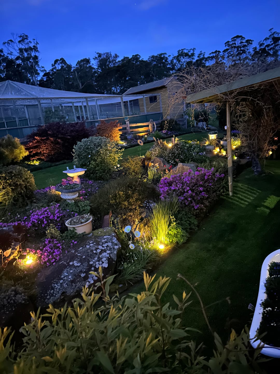 Customer photo review of SolaGarden™ LED Ground Light Pack