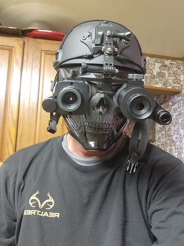 Customer photo review of [NEW] HEAT / VIPER 4.0 Thermal Night Vision Goggle Bridge Combo