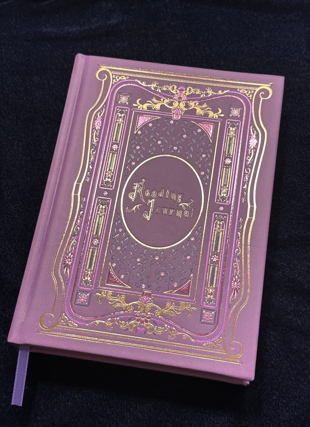 Customer photo review of Reading Journal - Wisteria