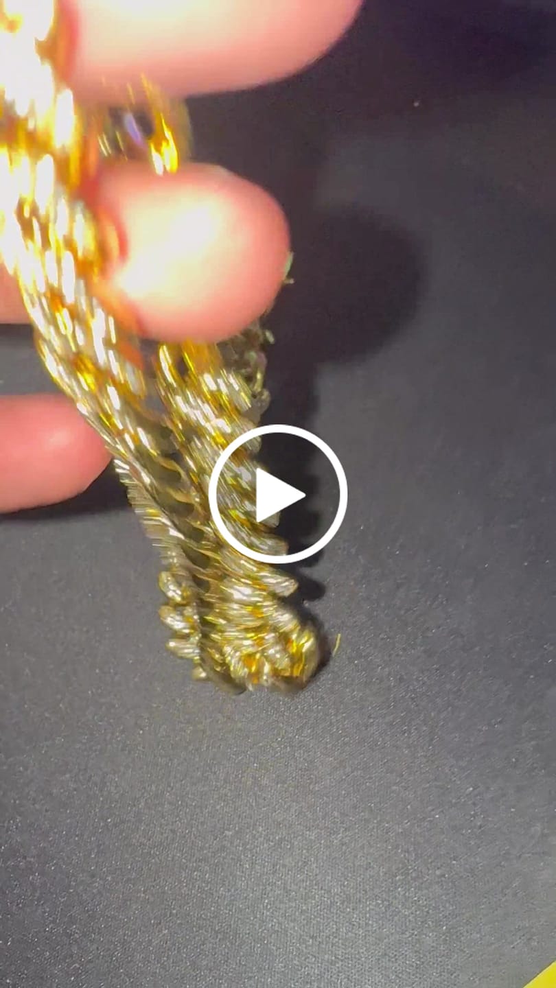 Customer video review of 12.5mm Cuban Chain - Gold