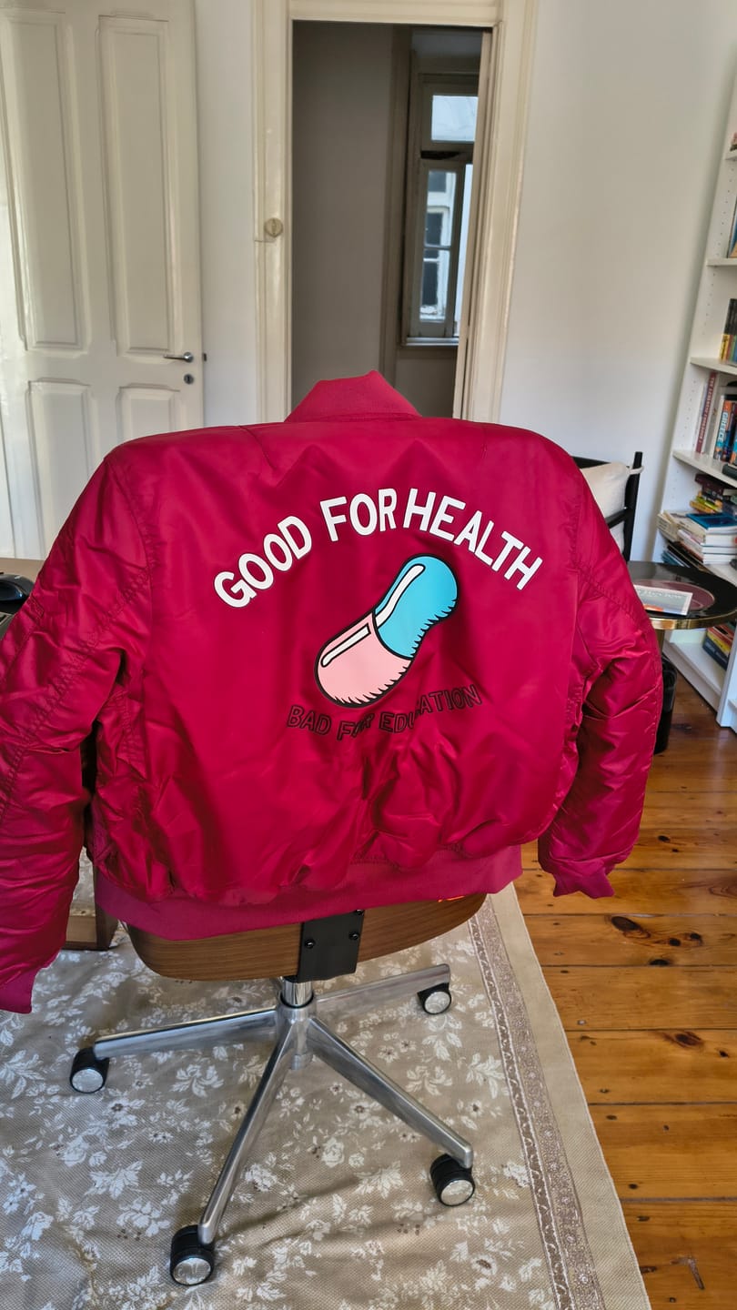 Customer photo review of Akira Retro Flight Jacket