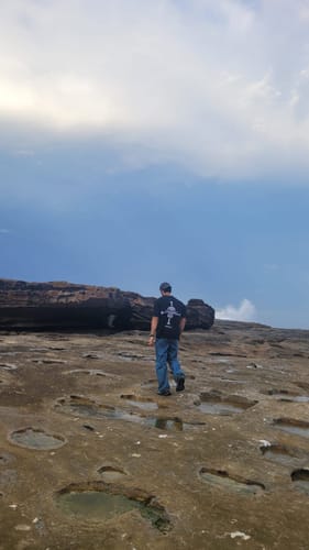 Customer photo review of WHITE BEARD WASH TEE