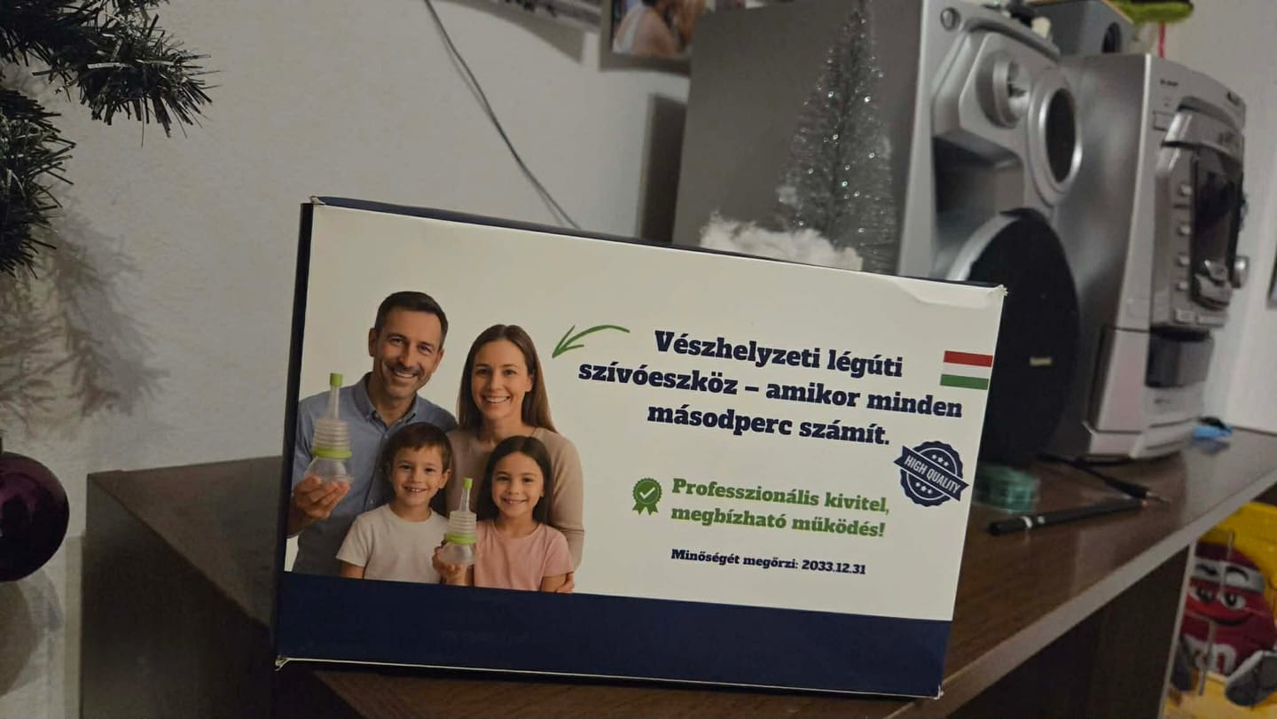 Customer photo review of Légsegély™ - Vészhelyzeti szívóeszköz a légutak tisztítására