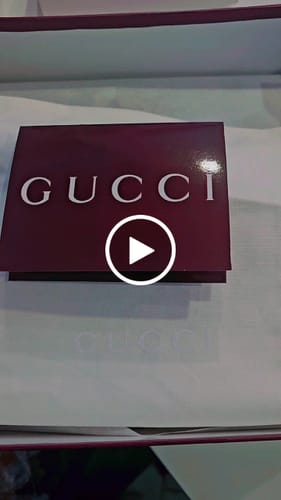 Customer video review of Gucci 2025 Thick-heeled Square-toed Ankle Boots Red Gold Sheepskin Fabric 498066