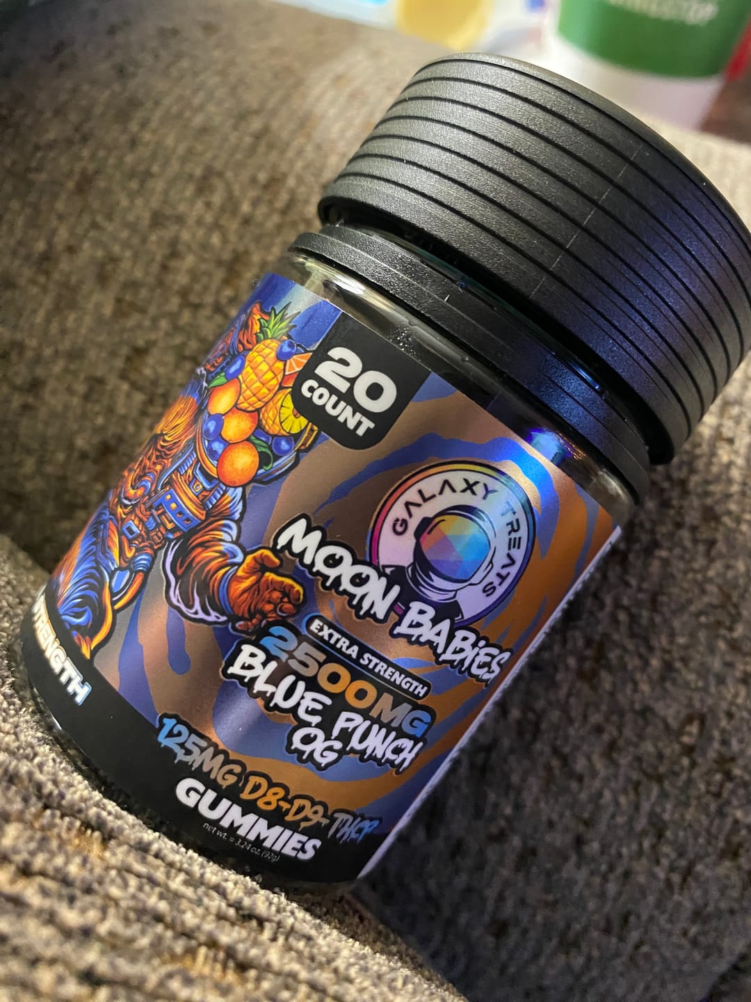 Customer photo review of Blue Punch D8 D9 THCP Extra Strength Gummies