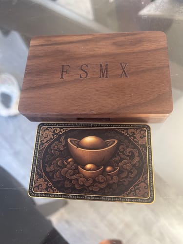 Customer photo review of Gold Wealth Talisman, Infinite Ingots