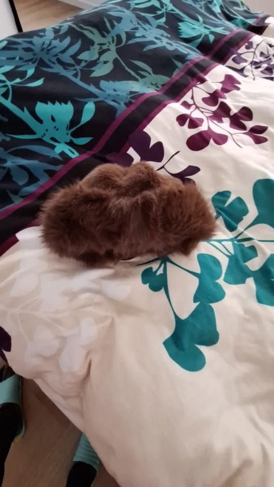 Customer photo review of Adkia Faux Fur Hat