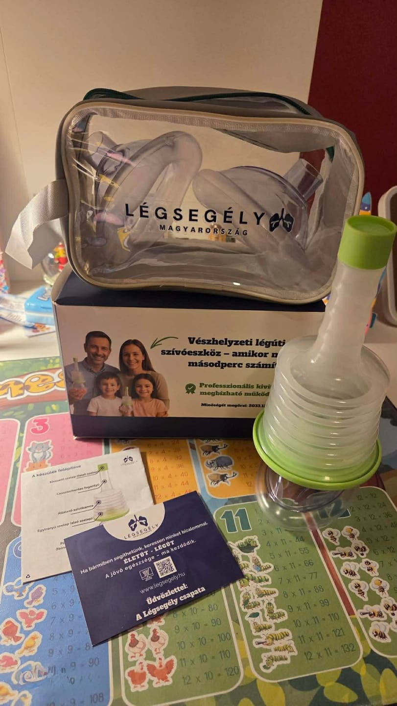 Customer photo review of Légsegély™ - Vészhelyzeti szívóeszköz a légutak tisztítására