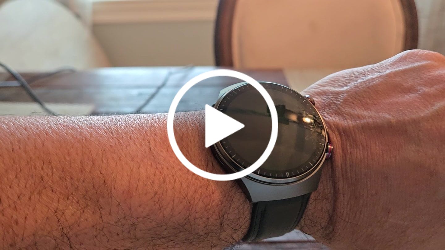 Customer video review of Fitaos Pro 10 High-end Flagship Smartwatch ECG blood glucose Uric acid cholesterol Stress monitoring