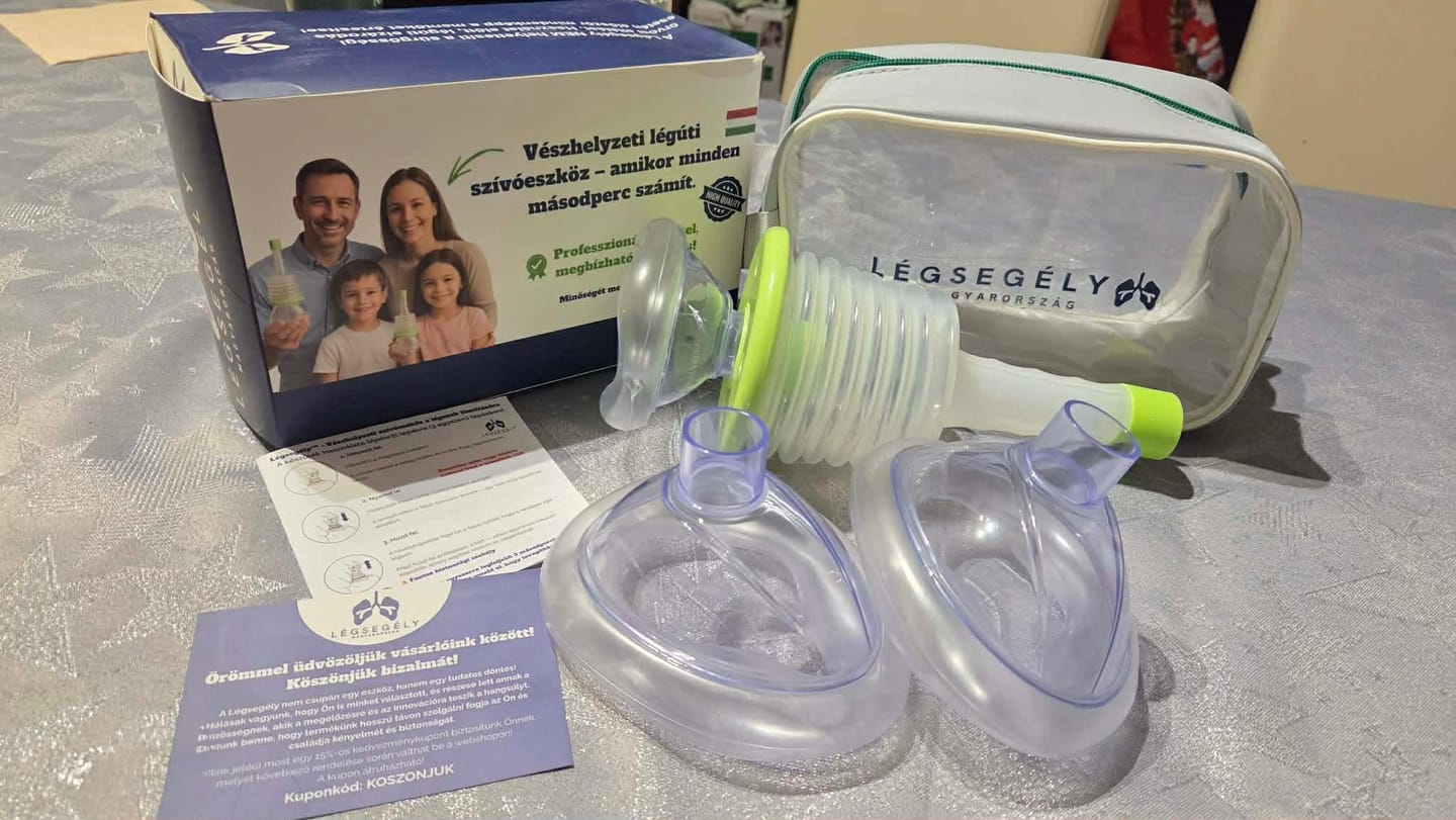 Customer photo review of Légsegély™ - Vészhelyzeti szívóeszköz a légutak tisztítására