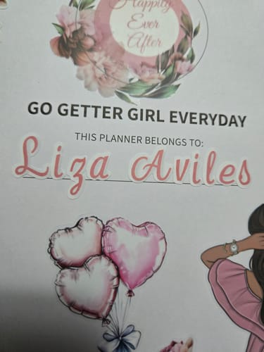 Customer photo review of Alphabet Collection Sticker Book [EVERYDAY]