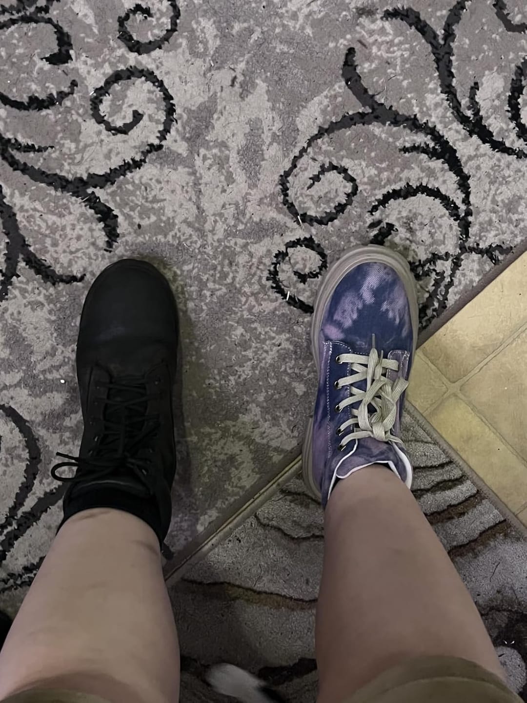 Customer photo review of Lightweight Fashion Women’s Steel Toe Work Boots Puncture Proof