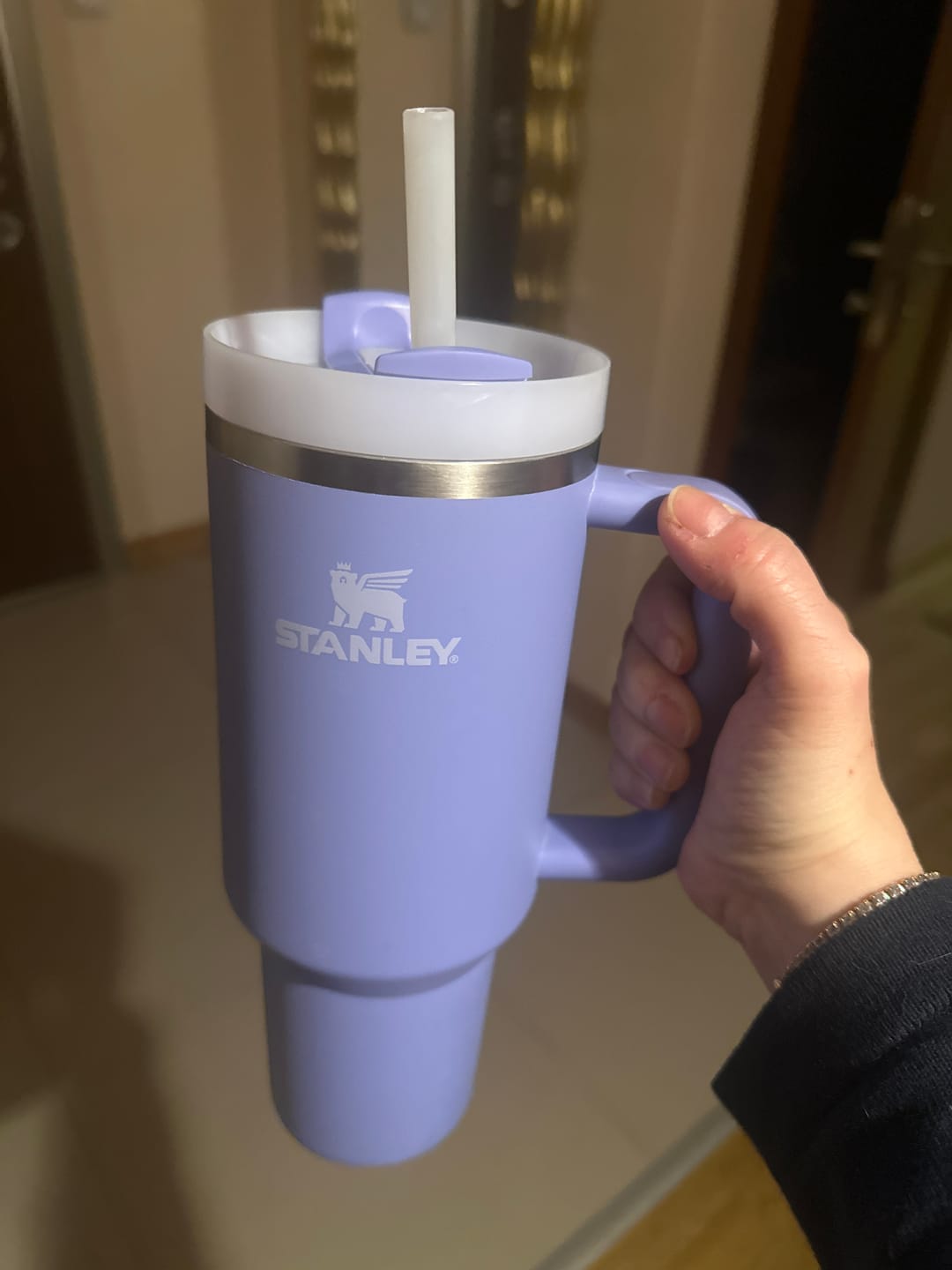 Customer photo review of Stanley Quencher Pipetli Termos Bardak Hydrangea 1.18 L