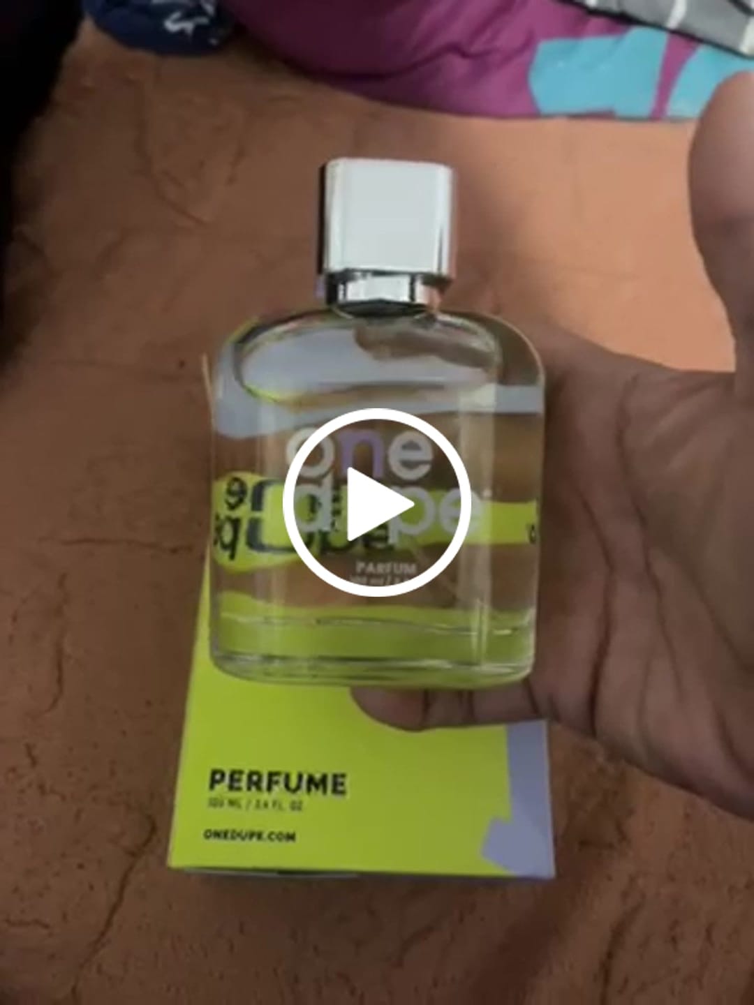 Customer video review of Perfume inspirado en Sauvage Dior