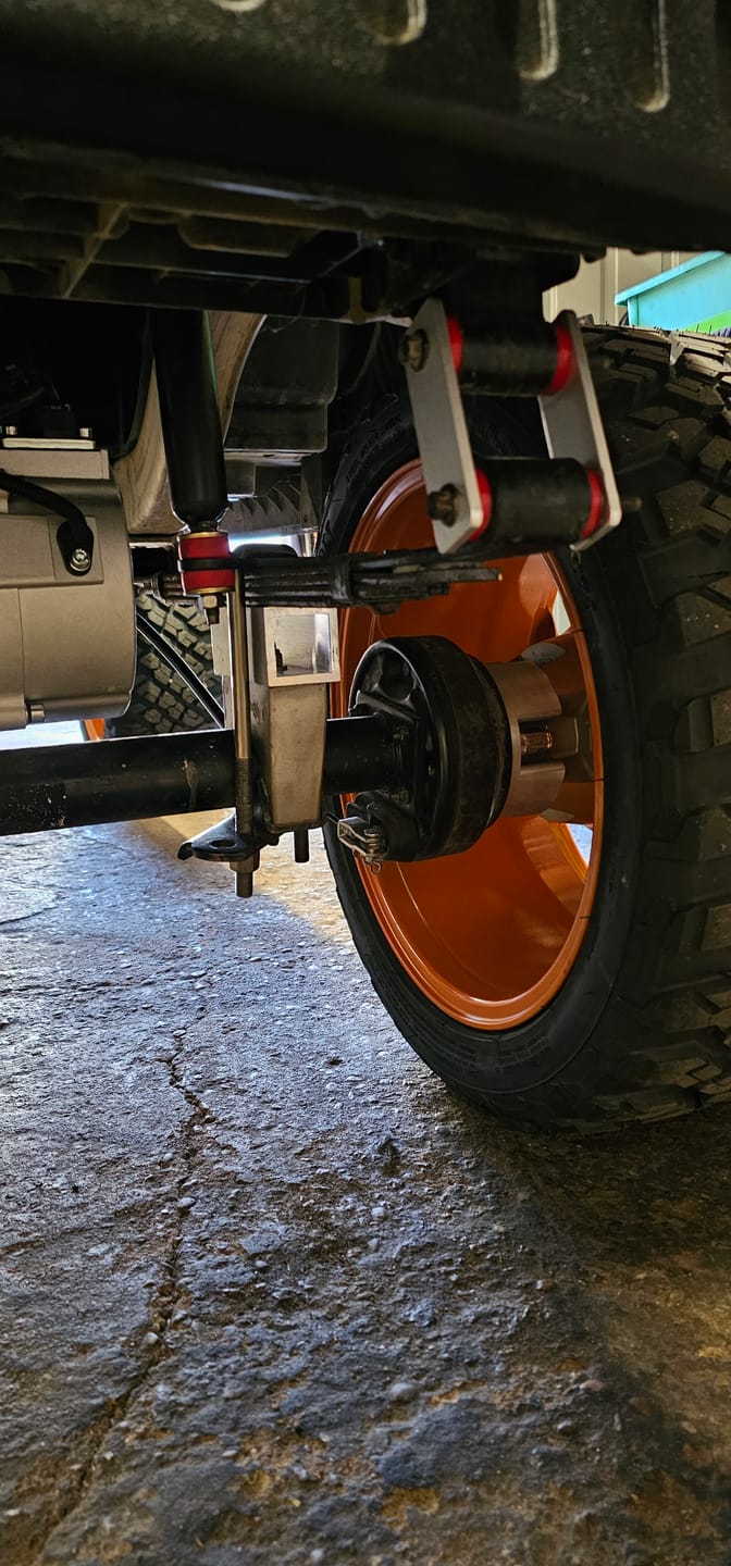 Customer photo review of 1/2 Inch Diameter U-Bolts - Semi Square