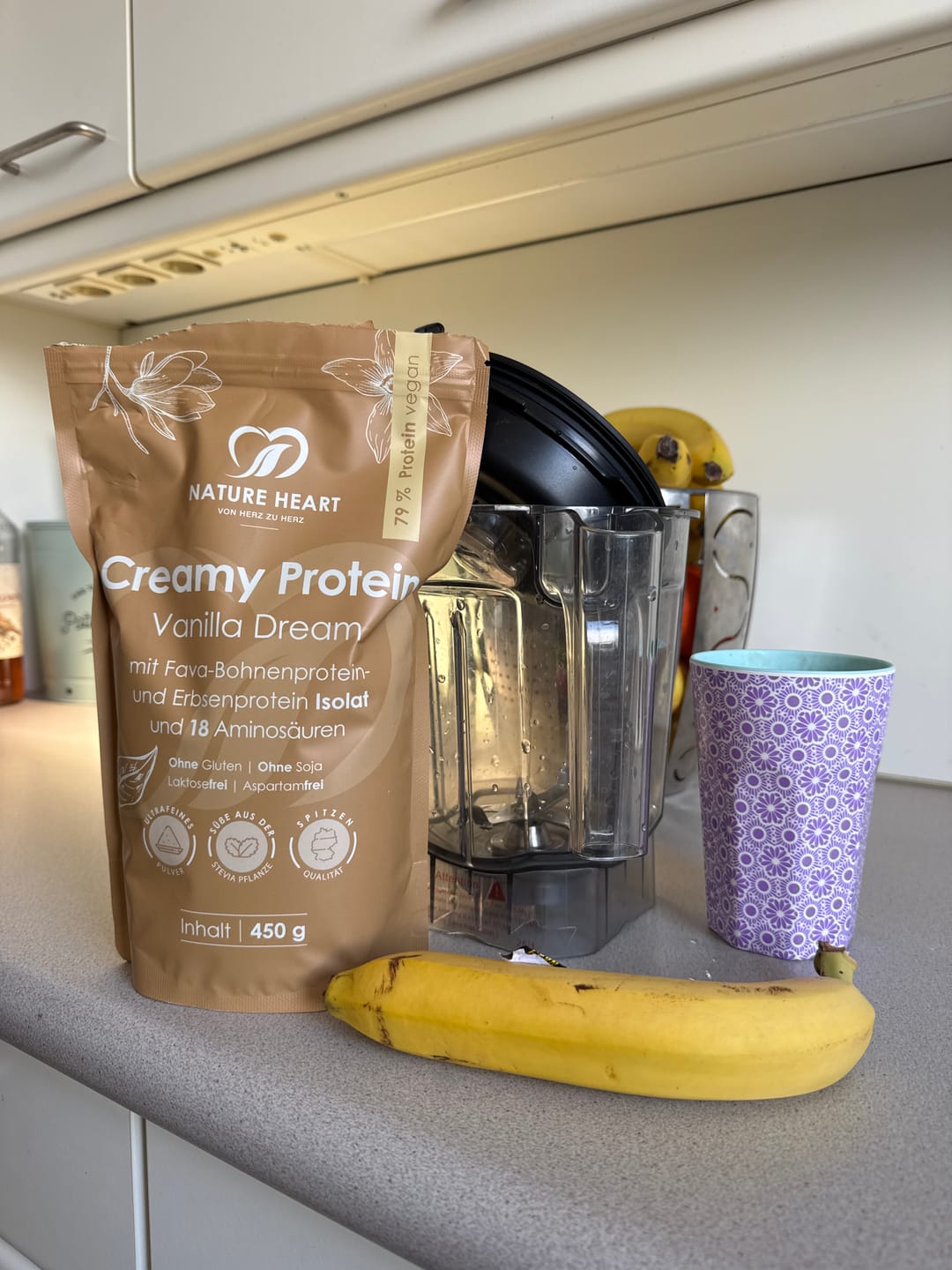 Customer photo review of Creamy Protein Vanilla Dream