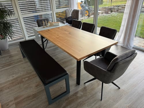 Customer photo review of UR-Tischgestell 80x40mm - Premium Konisches Design