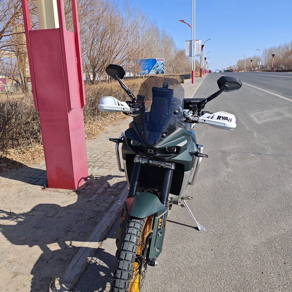 Customer photo review of LOBOO RM02 CNC Foldable Mirrors for Adventure Bikes | Anti-Glare Wide Angle Lens