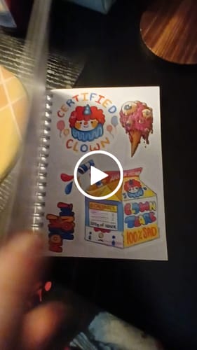 Customer video review of Planet Person With Star Babies Small Reusable Sticker Book