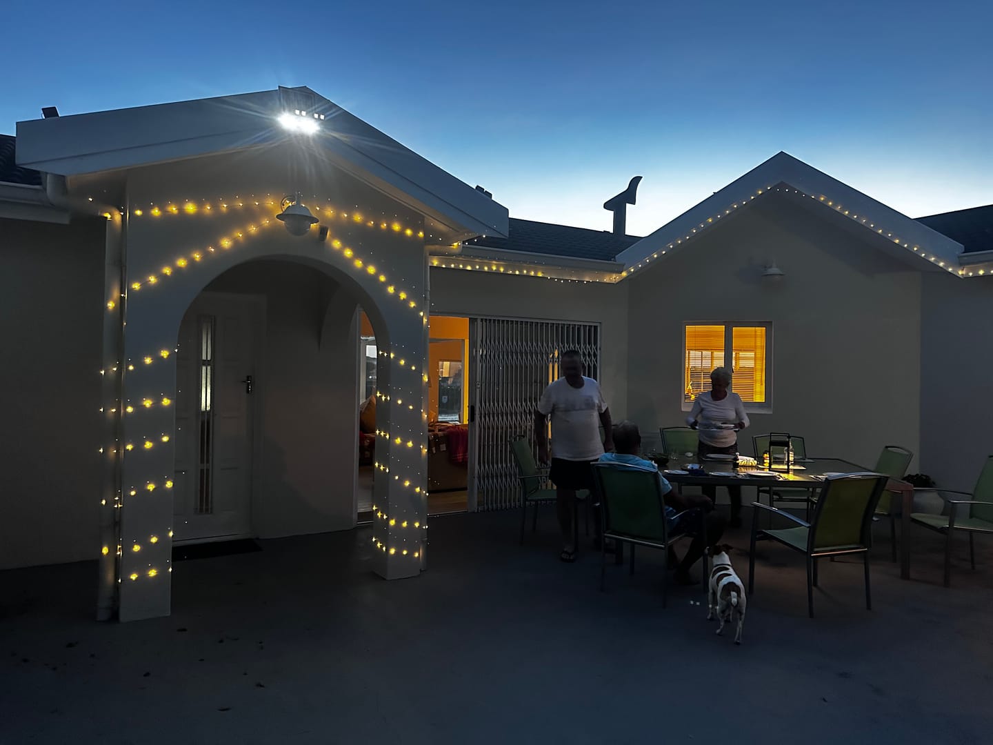 Customer photo review of Copper Wire Solar Fairy Lights
