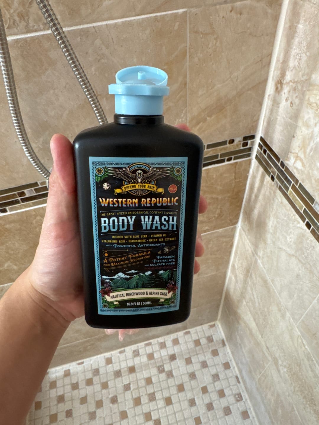 Customer photo review of Body Wash Double Scent Starter Kit