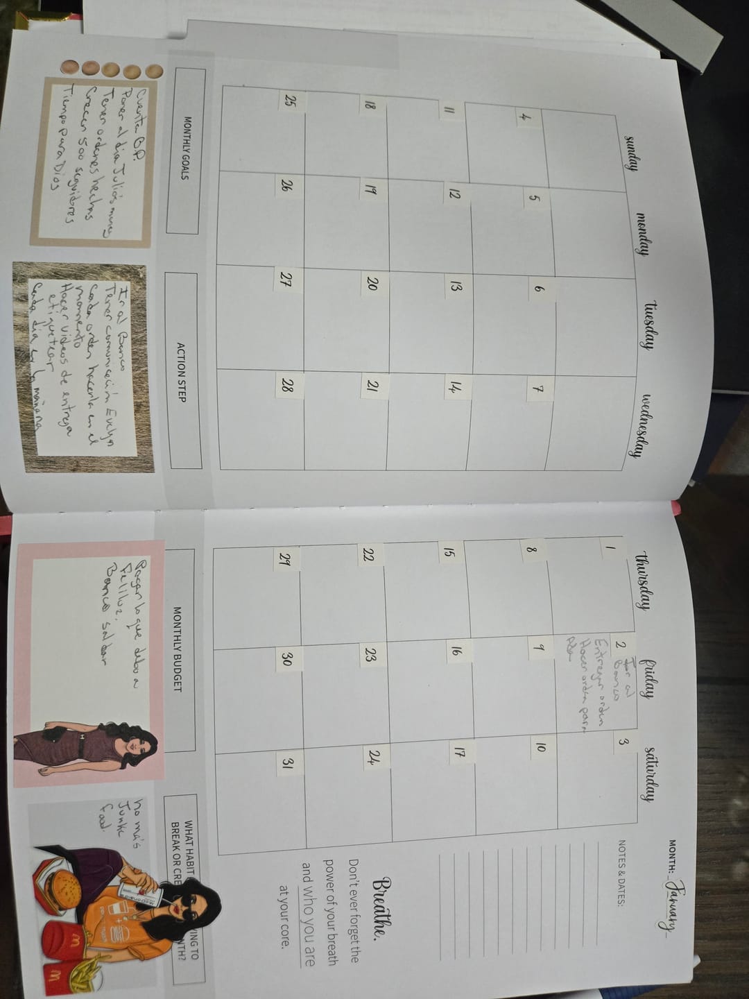 Customer photo review of Time To Date Sticker Book [EVERYDAY]
