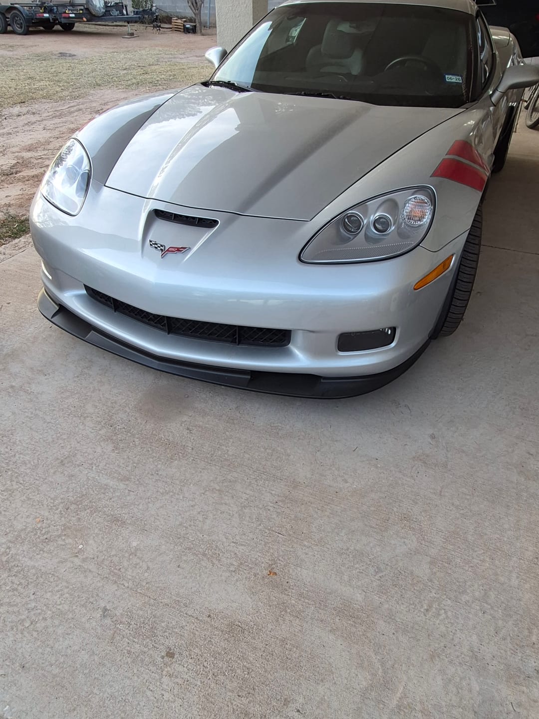 Customer photo review of Corvette C6 Grand Sport / Z06 Front Splitter Lip & Side Skirts Rocker Panels