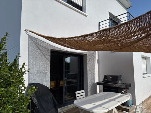 Customer photo review of Toldo fibra de coco