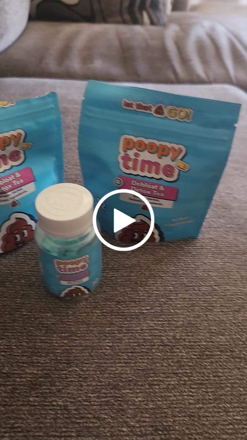 Customer video review of FREE GIFT! Poopy Time Debloat & Detox Gummies
