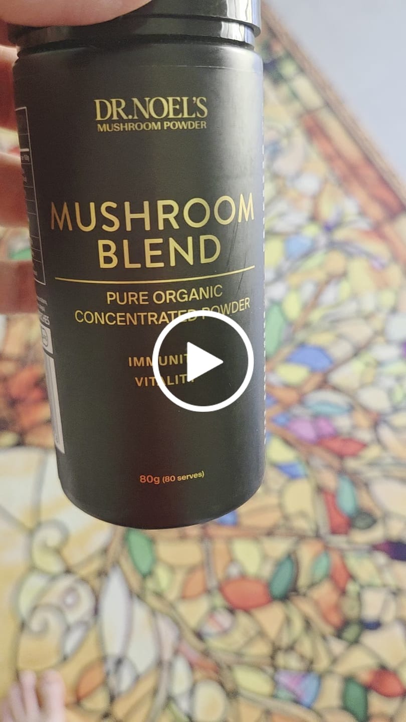 Customer video review of Organic Mushroom Blend Powder