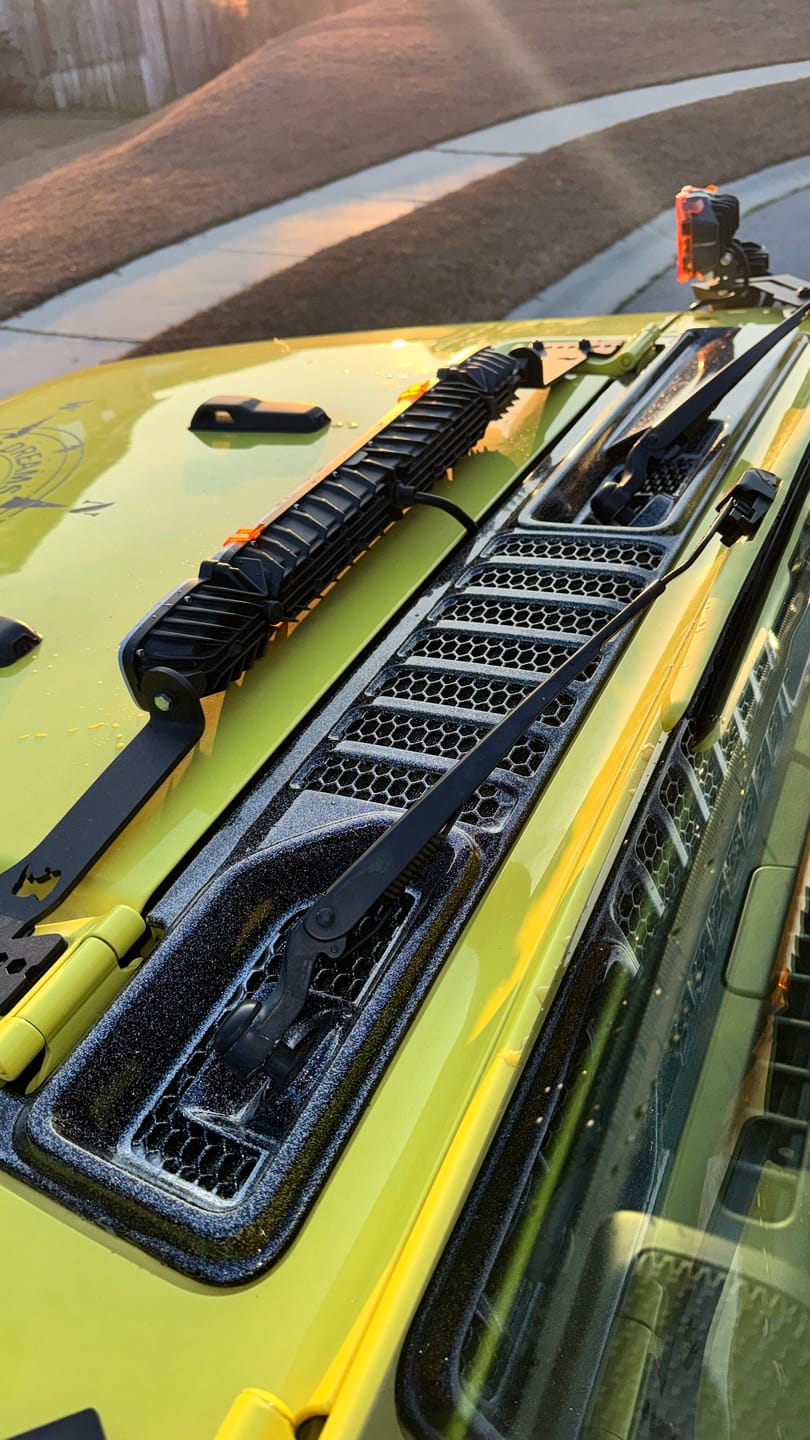 Customer photo review of Raptorized OEM Cowl Wiper Panel for Jeep JL/JT