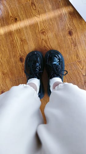 Customer photo review of Mary Jane Platform High Heels