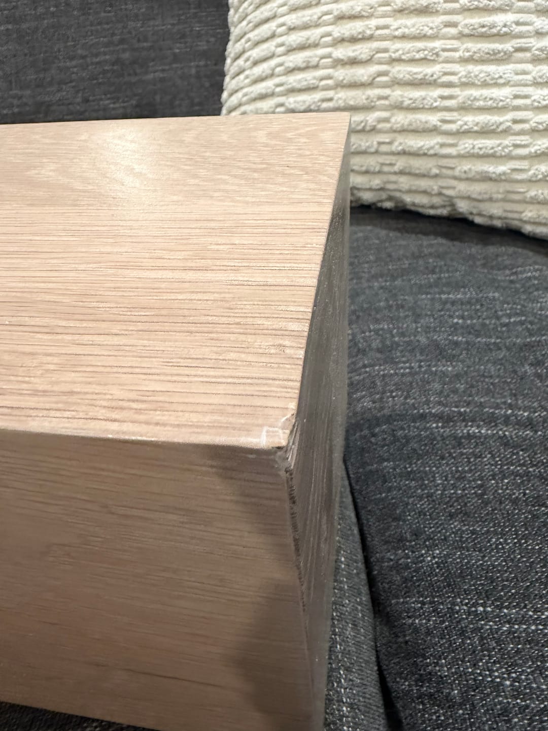 Customer photo review of White Oak Fireplace Mantel