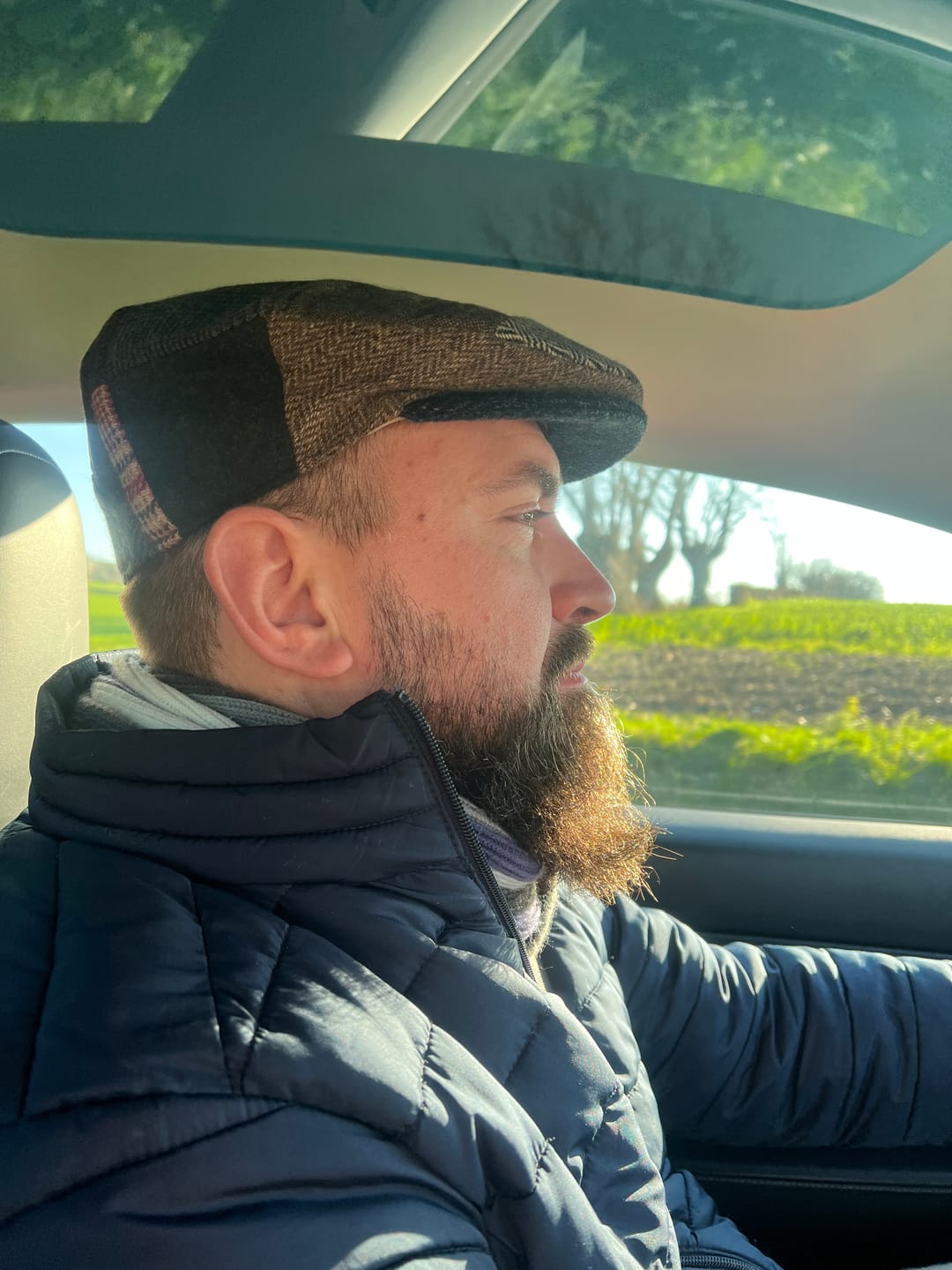 Customer photo review of Vintage Cap Patchwork Tweed