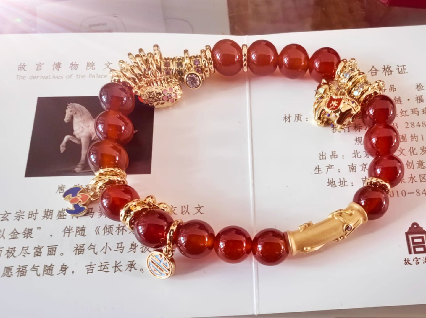 Customer photo review of Blessing of Horse Bracelet