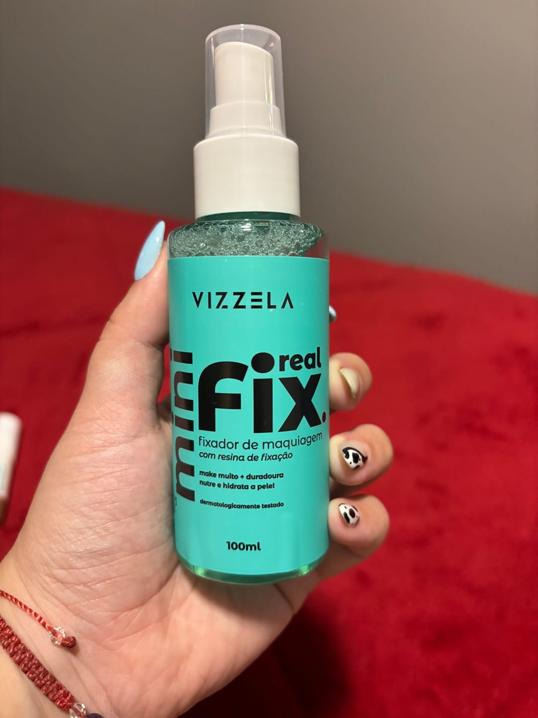 Customer photo review of Mini Fixador De Maquiagem Real Fix