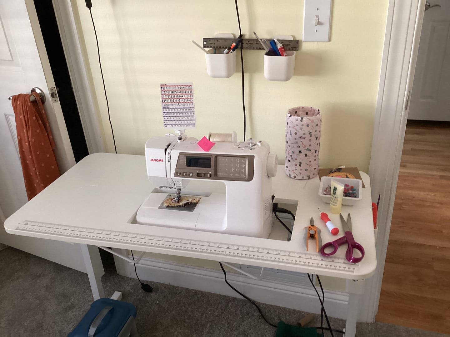 Customer photo review of Gidget I Sewing Table