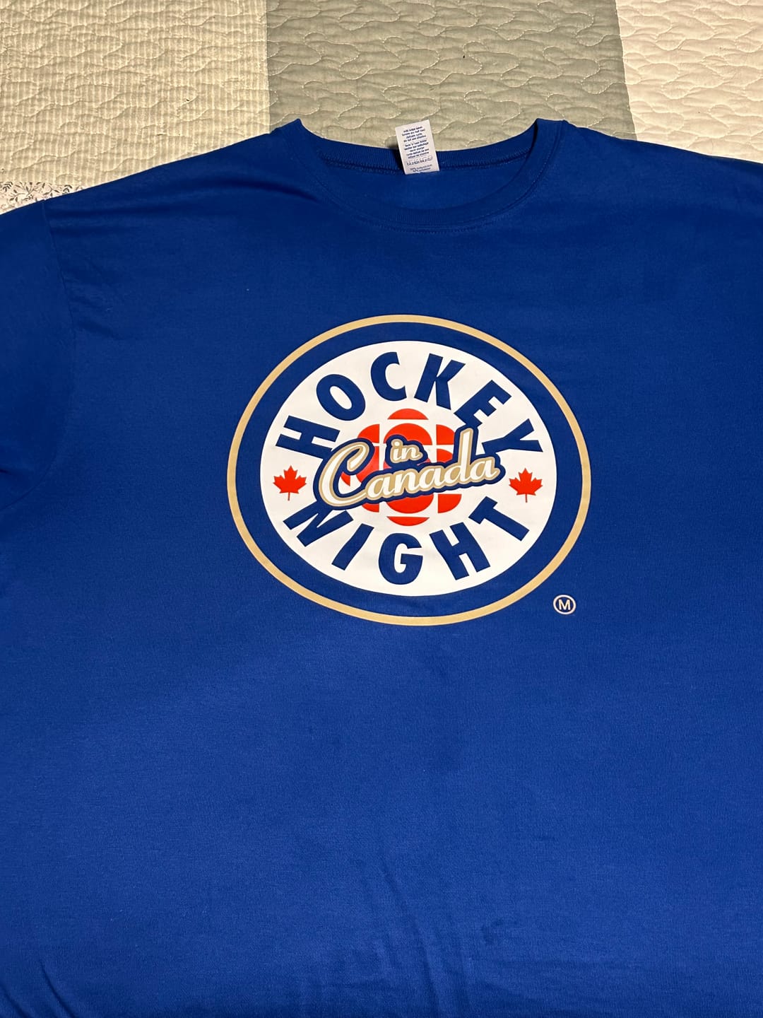 Customer photo review of Hockey Night in Canada T-shirt