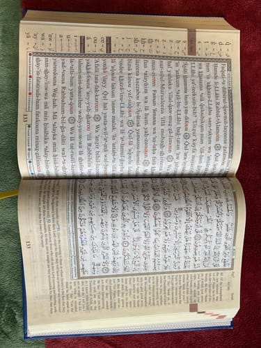 Customer photo review of Quran - Roman Transliteration + English Translation