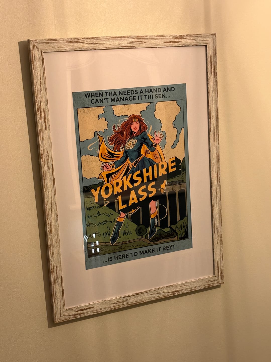 Customer photo review of Yorkshire Lass - Print