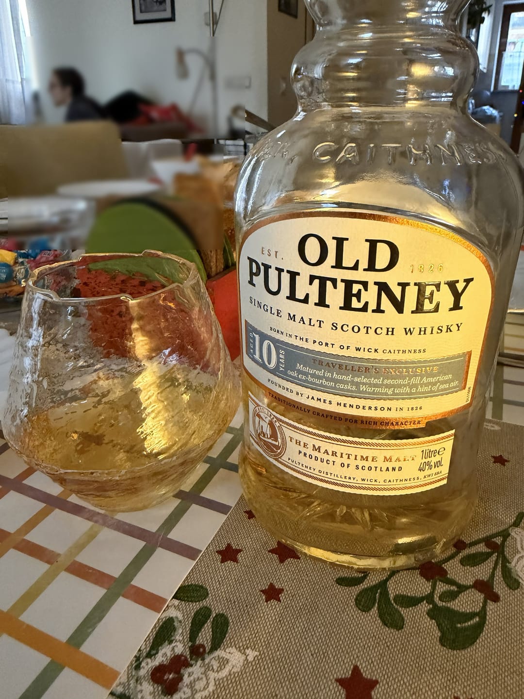 Customer photo review of Suisei - Handmade Japanese EDO Whiskey Glass