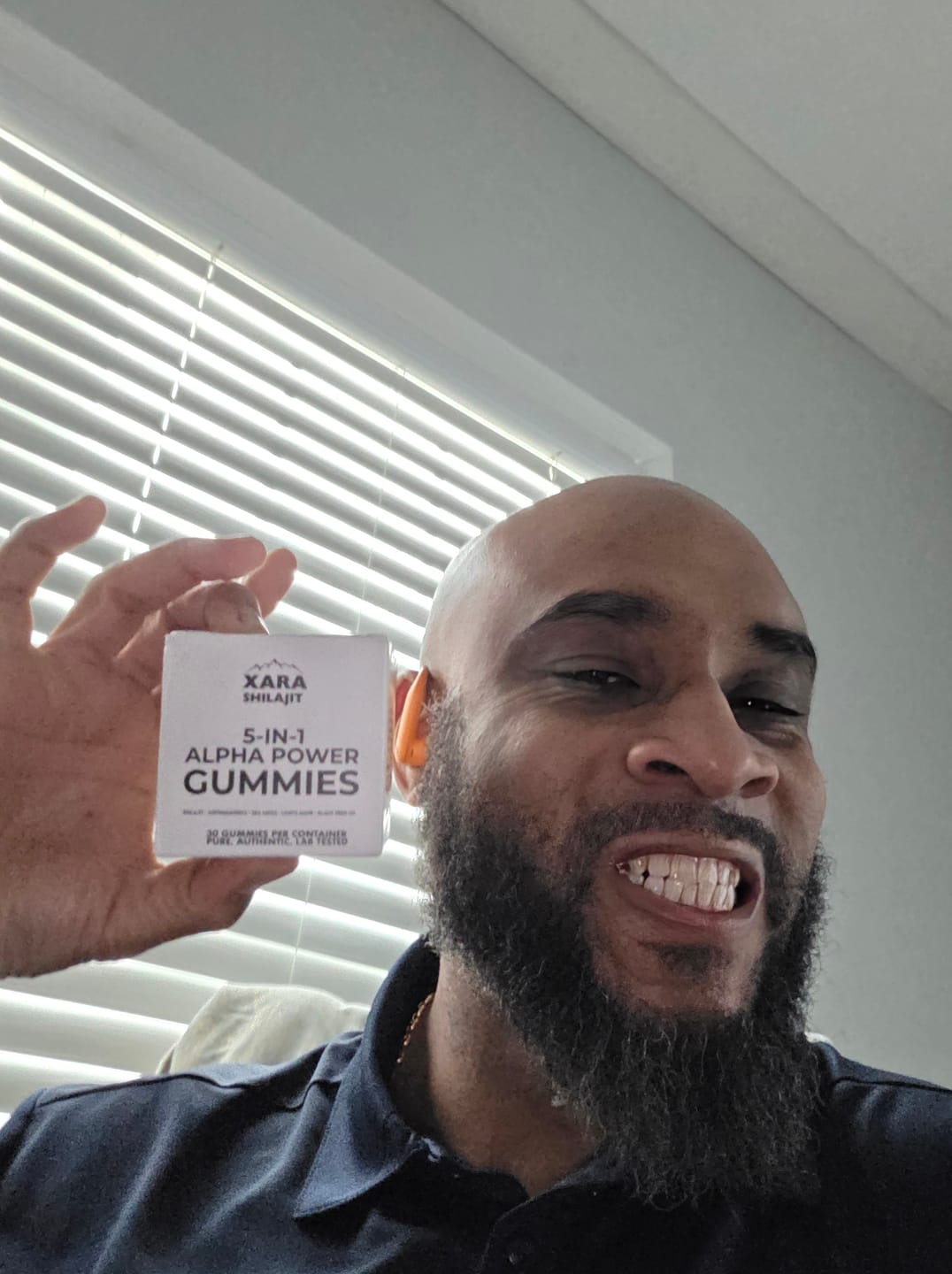 Customer photo review of Xarashilajit® 5 in 1 Alpha wellness gummies for men and women