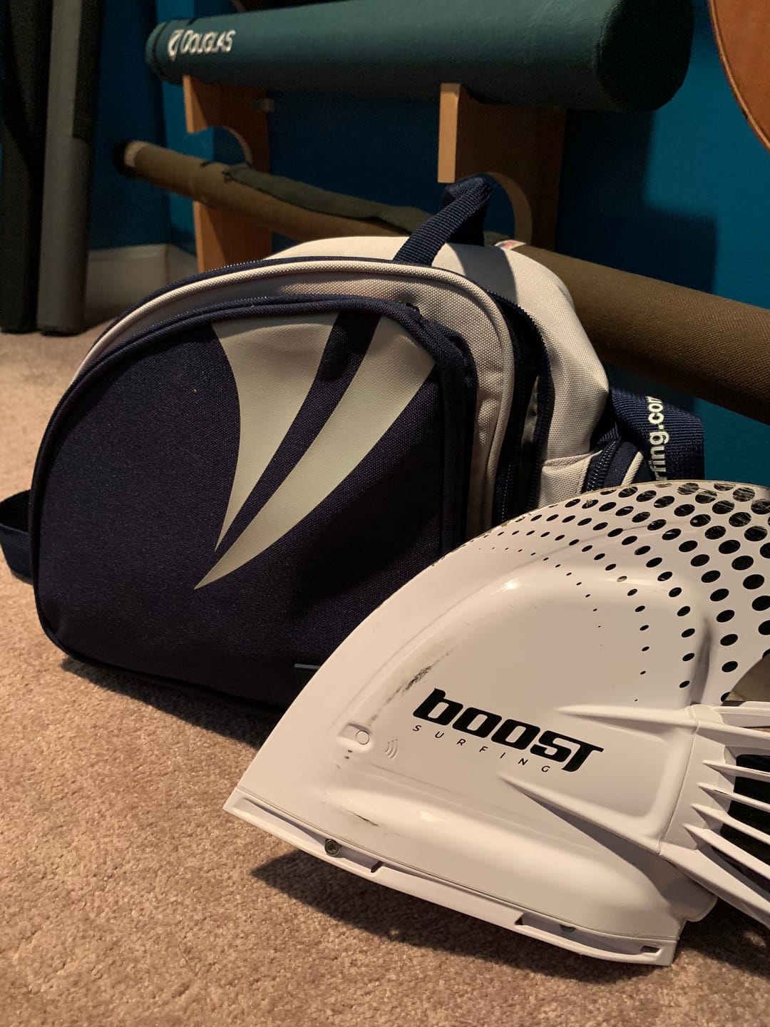 Customer photo review of Boost Fin Travel Bag