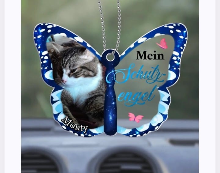Customer photo review of Schutzengel - Individueller Rückspiegel Anhänger