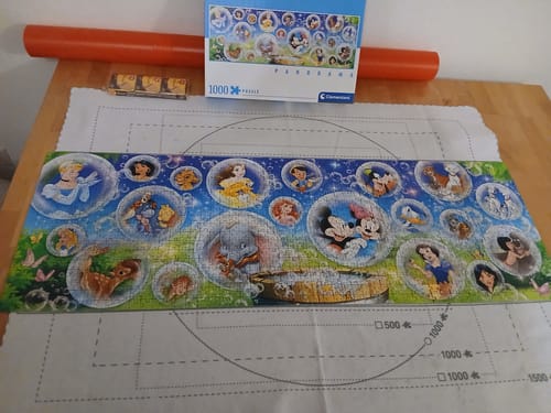 Customer photo review of Seifenblasen Panorama Puzzle (1000 Teile) - Disney Classics