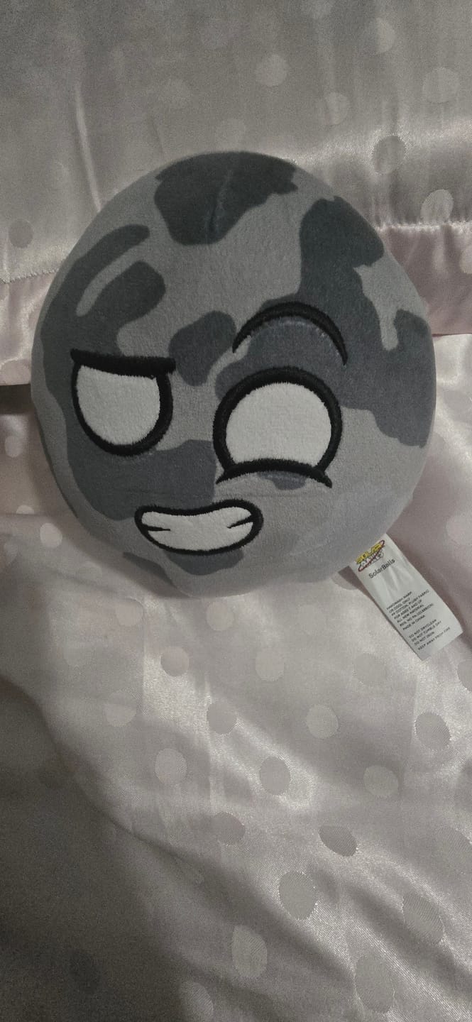 Customer photo review of The SolarBalls Moon Plush