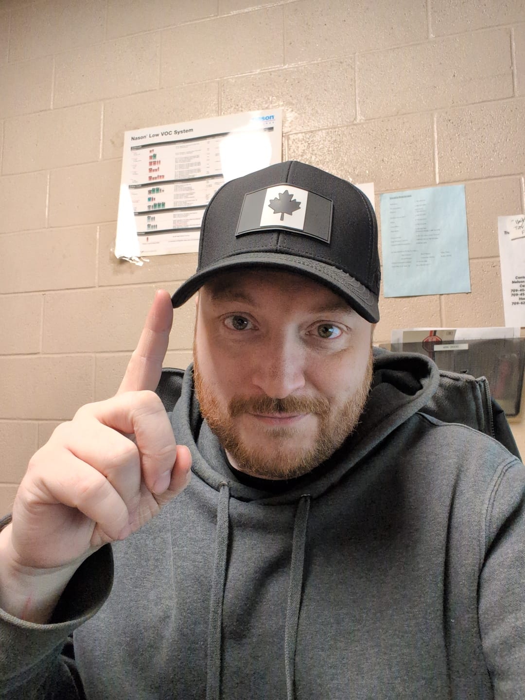 Customer photo review of The Trucker - Canadian Flag