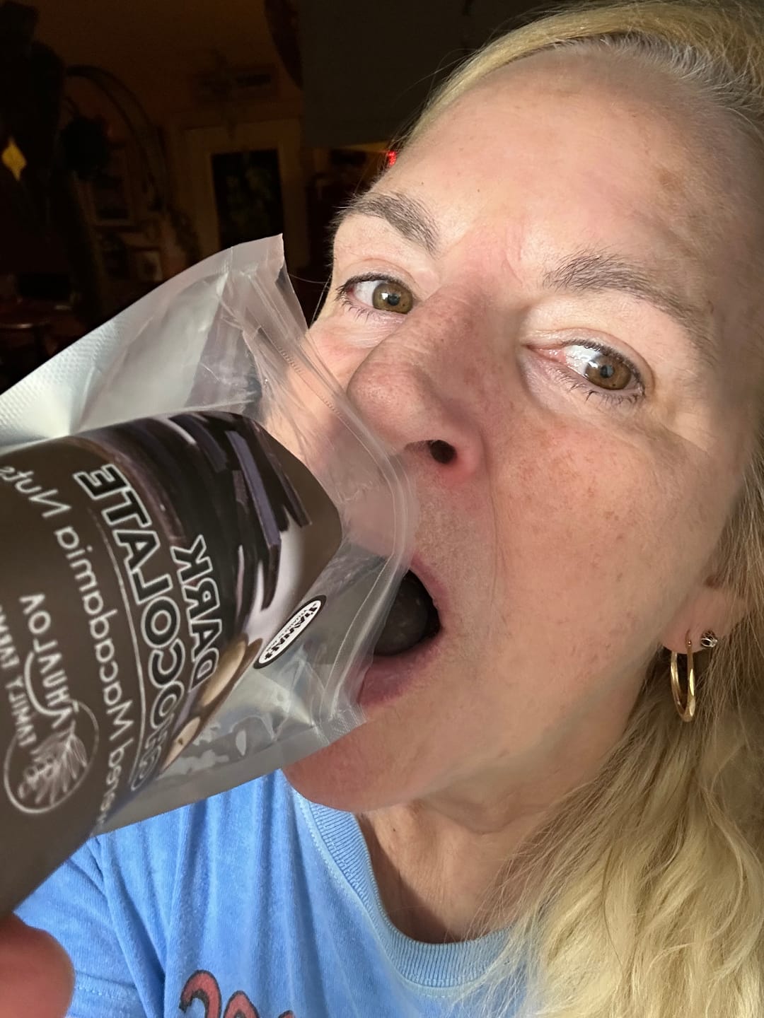 Customer photo review of Dark Chocolate Macadamia Nuts