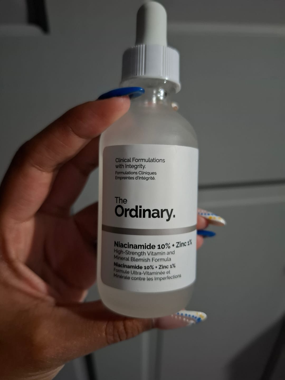 Customer photo review of Niacinamide 10% + Zinc 1% Oil Control Serum