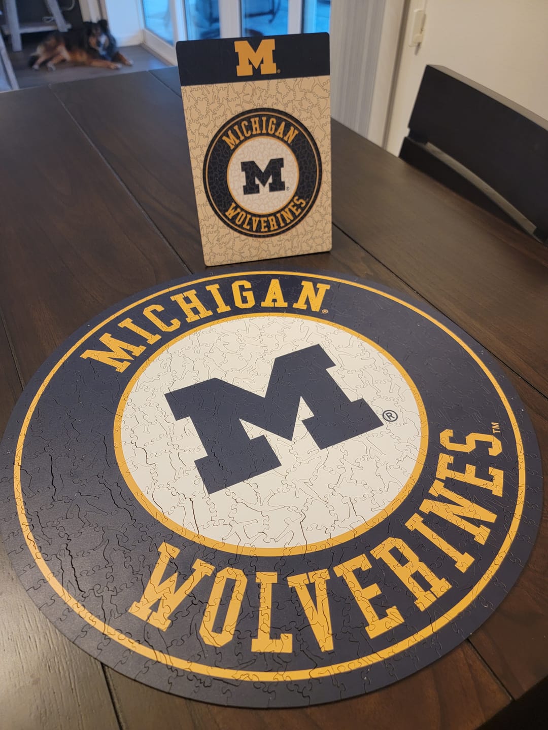 Customer photo review of University of Michigan - Wooden Puzzle